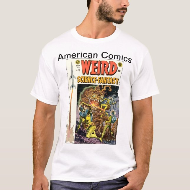 Amerikanska Tecknader T Shirt (Framsida)