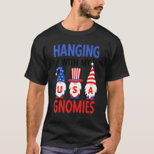 Amerikanska Tomtar Patriotisk Tomte Usa 4:e Juli M T Shirt