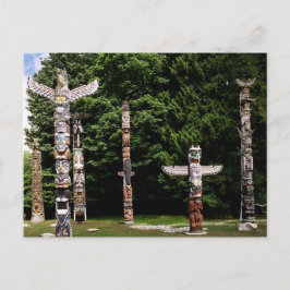 Amerikanska totem-poler, Vancouver, britter Vykort