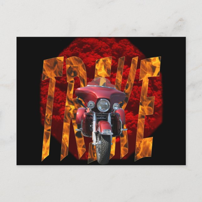 Amerikanska trehjuliga vykort (Framsida)