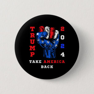 Amerikanska trumpen 2024 Maga Republicans Patrioti Knapp