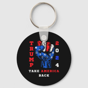 Amerikanska trumpen 2024 Maga Republicans Patrioti Nyckelring