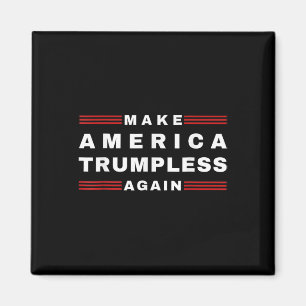 Amerikanska trumpless igen under 2024: Lustigt Tee Magnet