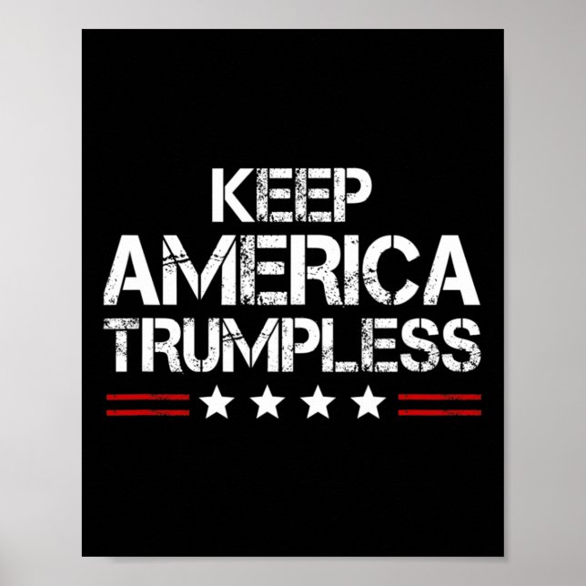 Amerikanska trumpless - Lönsam antitrumpens Manar& Poster (Framsidan)