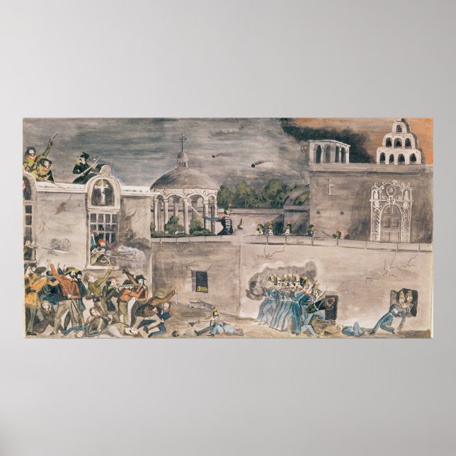 Amerikanska trupper under general Doniphan Poster (Framsidan)