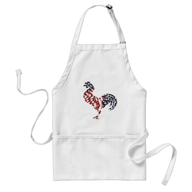 Amerikanska Tupp Apron Förkläde (Framsidan)