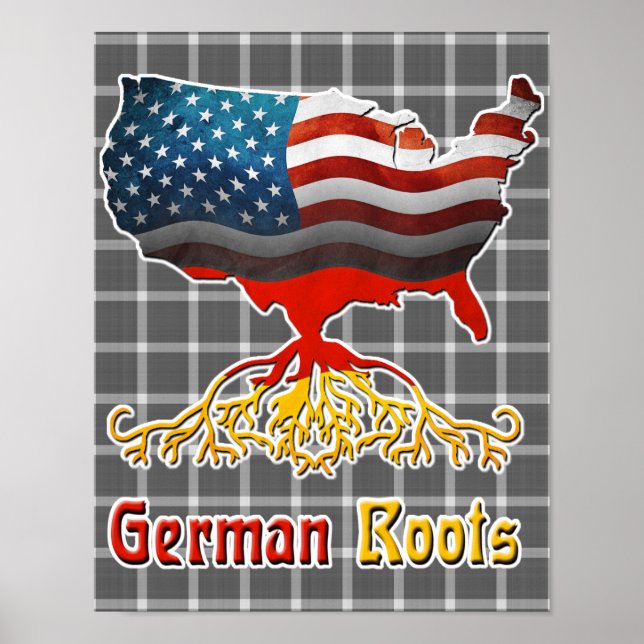 Amerikanska tyska rötter Poster (Framsidan)