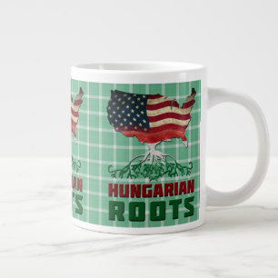 Amerikanska ungerska rötter jumbo mugg