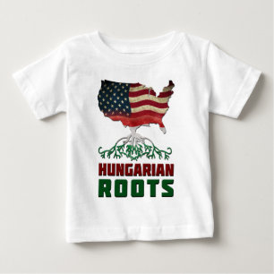 Amerikanska ungerska rötter tee shirt