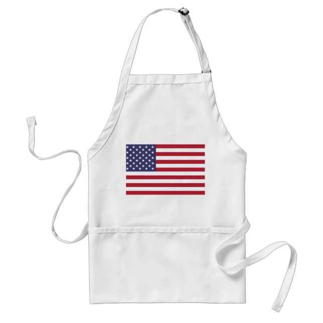 Amerikanska United Stater USA flagga Apron Förkläde (Framsidan)