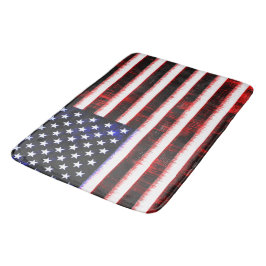 Amerikanska United Stater - USA flagga, notched dr Badrumsmatta