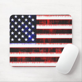 Amerikanska United Stater - USA flagga, notched dr Musmatta
