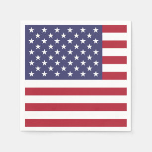 Amerikanska United Stater USA flagga Pappersservet Pappersservett