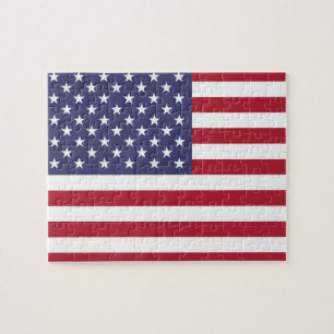 Amerikanska United Stater USA flagga puzzen Pussel
