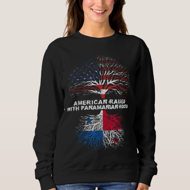 Amerikanska upphöjda med panamanska rötter Panama T Shirt (Framsida)