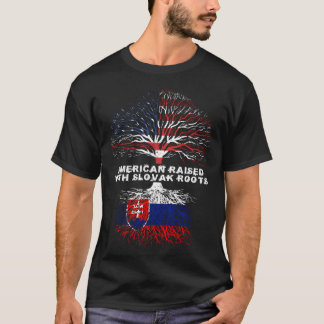 Amerikanska upphöjda med slovakiska rötter, Slovak T Shirt