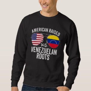 Amerikanska upplopp med venezuelanska rötter USA V Lång Ärmad Tröja