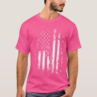 Amerikanska USA Flagga Tiger Salamander T Shirt