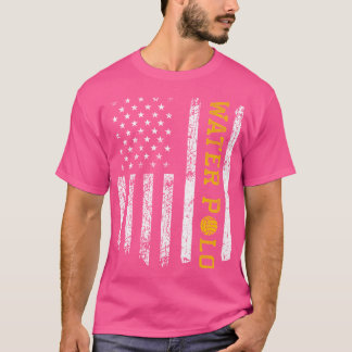 Amerikanska USA flagga Vatten Polo T Shirt