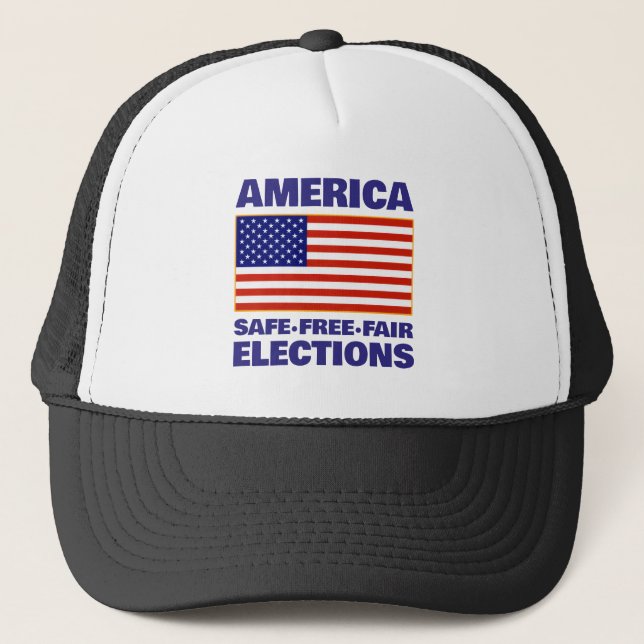 Amerikanska val Trucker mössa Keps (Framsida)