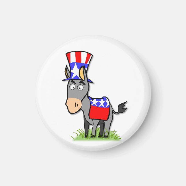 Amerikanska valdemokrater Magnet (Framsidan)