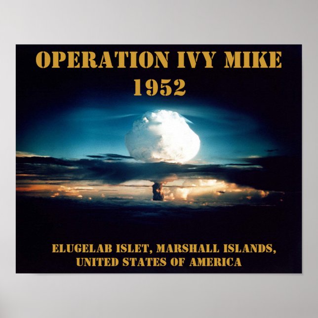 Amerikanska vapenprov 1952 poster (Framsidan)