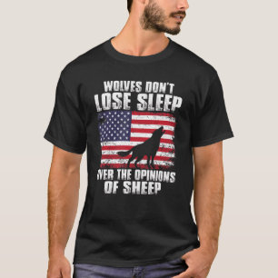 Amerikanska Vargar förlorar inte över att somna ås T Shirt