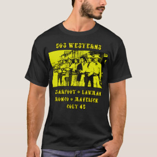 Amerikanska västerlänningar t shirt