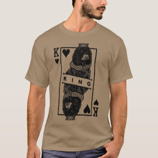 Amerikanska Vatten-spanska Kung vid Hearts Rolig h T Shirt