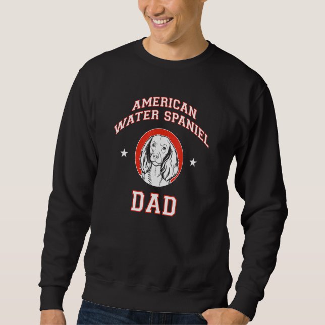 Amerikanska Vatten Spanska Pappa Lång Ärmad Tröja (Framsida)