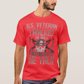 Amerikanska veteran jag gick på Walk du pratar. T Shirt