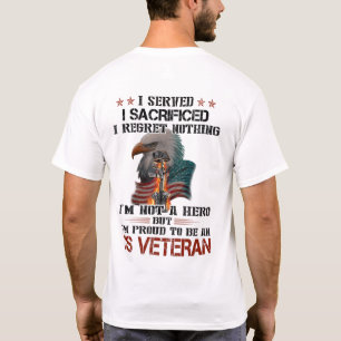 Amerikanska veteran, jag gjorde mitt bästa. t shirt