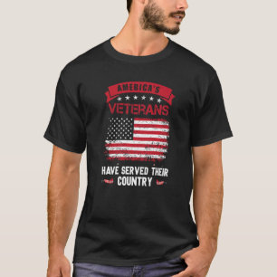 Amerikanska veteraner har tjänat sina Land T Shirt