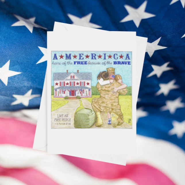 Amerikanska veteranernas dagskort kort (Skapare uppladdad)