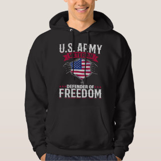 Amerikanska veteranförsvararen av frihetsveteraner hoodie