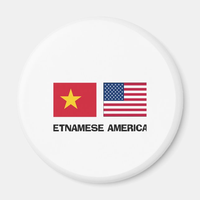 Amerikanska vietnamesiska magnet (Framsidan)