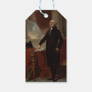 Amerikanske presidenten George Washington Lansdown Presentetikett