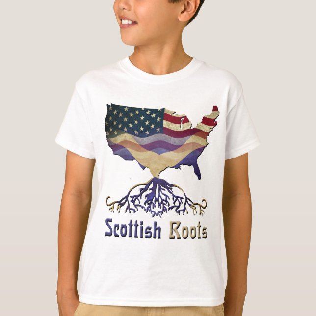Amerikanskottet rotar tee shirt (Framsida)