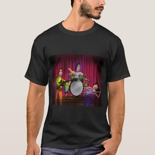 Amerikanskt band t shirt (Framsida)