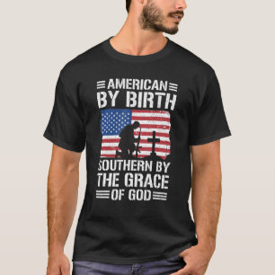 Amerikanskt efter födseln söderut av Guds nåd 1 T Shirt