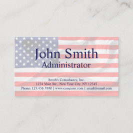 Amerikanskt Flagga anpassade Visitkort