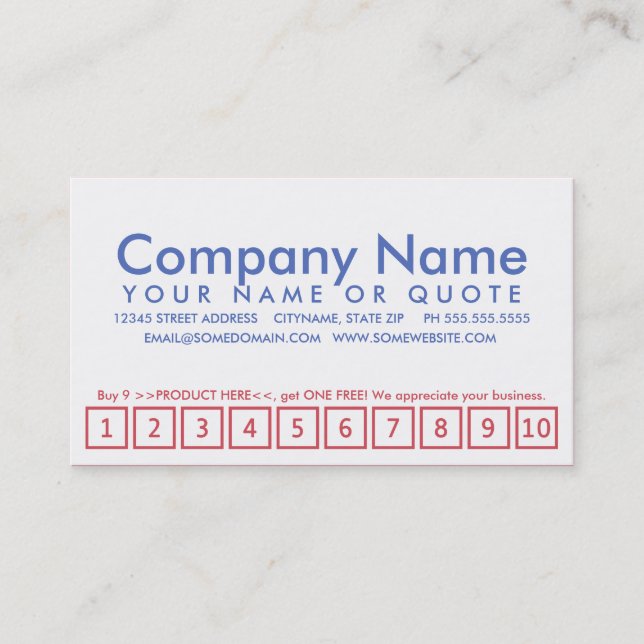 Amerikanskt flagga bokeh loyalty-program lojalitetskort (Framsida)