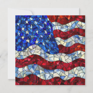 Amerikanskt Flagga-färgkort