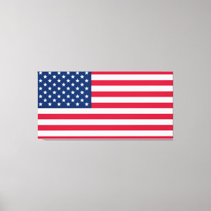 Amerikanskt Flagga Kanvastryck