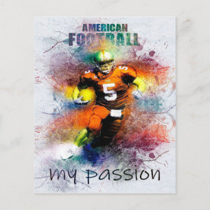 Amerikanskt fotbollsspel flygblad