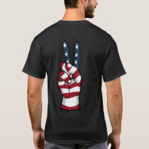 Amerikanskt Fredstecken, Stars och stripes T-shirt