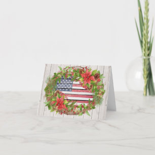 Amerikanskt julkort för Flagga/Helgdag Helgkort