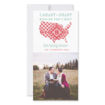 Amerikanskt jullfoto från Kusten till Kusten