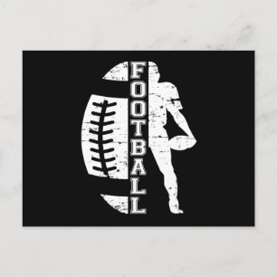 Amerikanskt lag för fotbollsporter - roligt Gift I Vykort