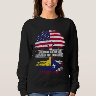 Amerikanskt odlad med flaggans arv colombiansk Bor T Shirt